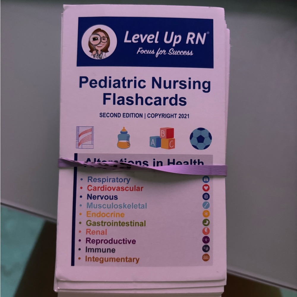 pediatric level up RN flashcards